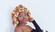 Load image into Gallery viewer, African Print Bonnet - AFIA
