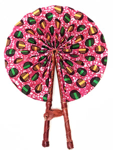 African Print Fan